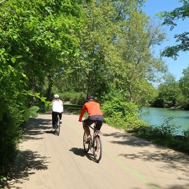 Ballade à vélosur les bords de l'Eure